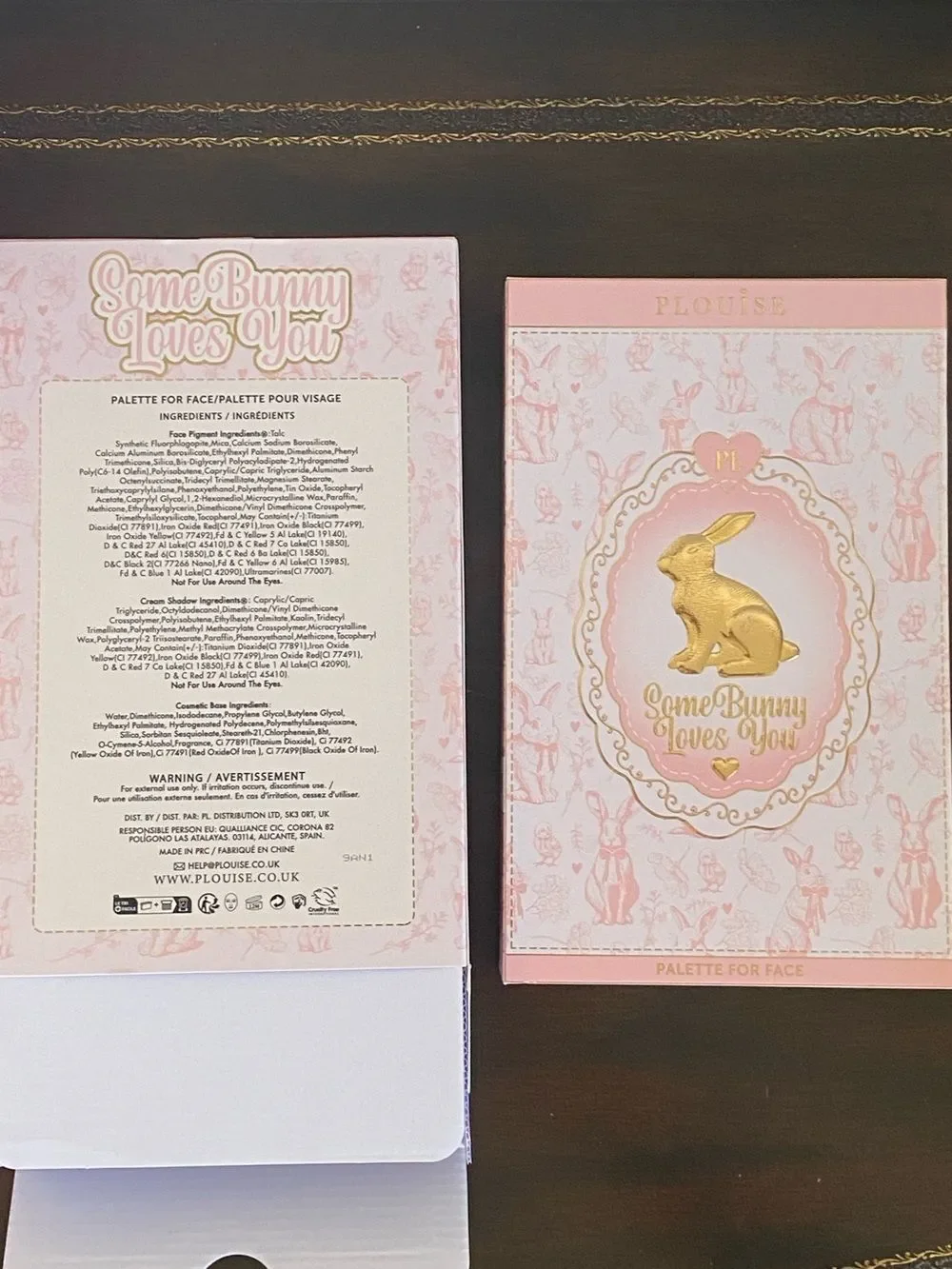 P.Louise Some Bunny Loves You Palette Book Lip Oils Bronzing Drops Gift Set NIB
